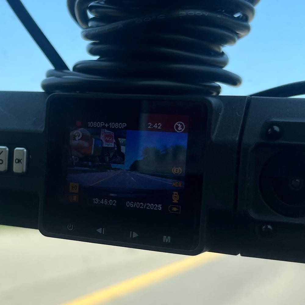 Vantrue OnDash N2 Pro Dual Lens Nightvision 2.5K 1440P Dash Cam with 256 GB SD - Picture 6 of 7